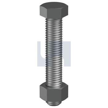 M10 X 30mm Plain Finish Hex Bolt & Nut Kit Class 4.6 Metric Hobson KBH46PCM100030 Pack of 150