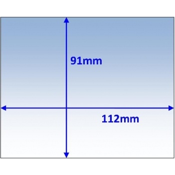 Clear Outer Lens 112 x 91mm for Lincoln Viking Tribal and Red Splat Welding Helmet PKT:10 KP2913-1
