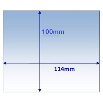 Clear Outer Lens 114 x 100 mm For Lincoln Viking 1740 Series KP3043-1 Pkt : 5