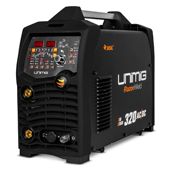 Unimig TIG 320 Amps AC/DC Razor TIG Welder KUMJRRW320AC/DC