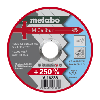 M-Calibur Stainless Steel Cutting Disc Metabo 