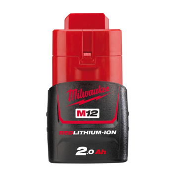 12V Li-Ion 2.0Ah RED LITHIUM Battery Milwaukee M12B2