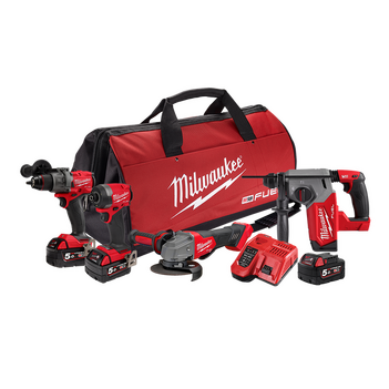 M18 Fuel 4 Piece Power Pack 4A3 Milwaukee M18FPP4A3503B