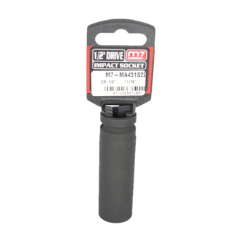 Impact Socket 1/2" DR 6 Point 11/16 M7 M7-MA411S22