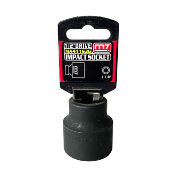 M7 Impact Socket 1/2" DR 6 Point 1-1/8 M7-MA411S36