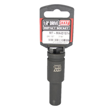 Impact Deep Socket 1/2" DR 6 Point 7/16 M7 M7-MA431S14