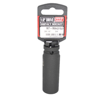 Impact Deep Socket 1/2" DR 6 Point 3/4 M7 M7-MA431S24