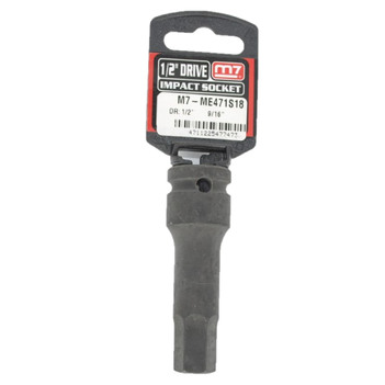 Impact In Hex Socket1/2" DR, 9/16" M7 M7-ME471S18