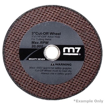 M7 Cut Off Wheel 100 X 1.6 X 9.53mm To Suit QC234 ITM M7A-QB914