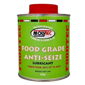 Food Grade Anti-Seize Lubricant Brush Top Tin- 450g Molytec M953