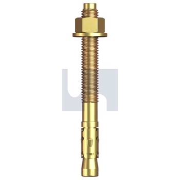 M10 X 90mm Zinc Yellow Passivate Finish Clawbolt (Wedge Anchor) Class 5.8 Metric Hobson MAW58YCM100090 Pack of 25