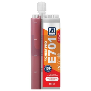 XChem Pro E701 Epoxy Cartridge Adhesive 585ml Hobson MCCE701585