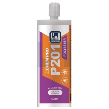 XCHEM Pro P201 Polyester Cartridge Adhesive 420ml Hobson MCCP201420