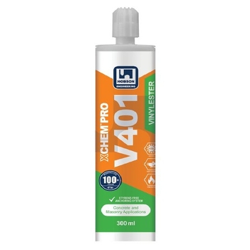 XChem Pro V401 Vinylester Cartridge Adhesive 300ml Hobson MCCV401300