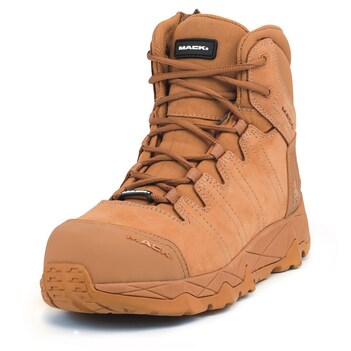 Safety Boots Octane Zip-Up Aus/UK Size 6 Honey Mack MKOCTANEZHHF060
