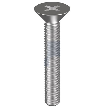 304 Stainless Finish Metal Thread Countersunk Phillips Imperial Hobson