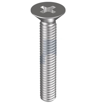 Zinc Plated (RoHS Compliant) Finish Metal Thread Countersunk Phillips Metric Hobson