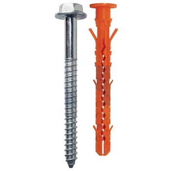 316 Stainless Finish MBK-STBR Nylon Frame Plug With Collar and Hex Screw Hobson