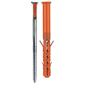 Zinc Plated (RoHS Compliant) Finish MBR-SK Nylon Frame Plug Include Screw With Head Hole Hobson