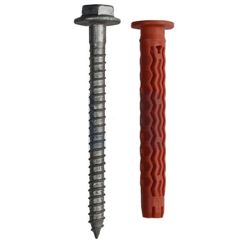 Hot Dip Galvanised Finish MQLK-STBf Nylon Frame Plug With Hex Screw Hobson