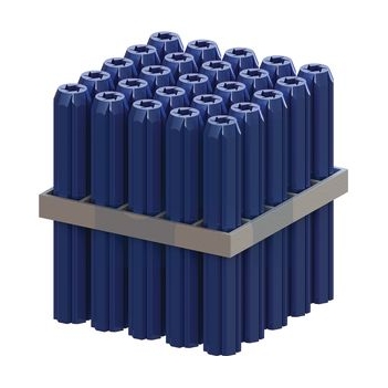 Polyethylene Finish Blue Wall Plug Tapered Point Hobson