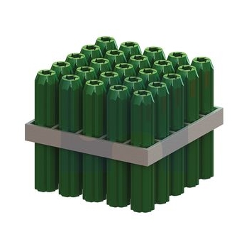 Polyethylene Finish Green Wall Plug Tapered Point Hobson