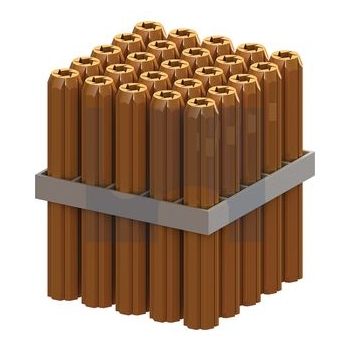 Polyethylene Finish Orange Wall Plug Tapered Point Hobson