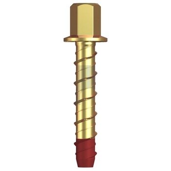 Zinc Yellow Passivate Finish XBolt - Coupler Concrete Screw Hobson