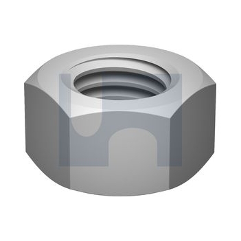Zinc Flake Silver Finish Hex Nut Class 10 Metric Hobson