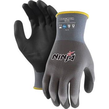 Ninja Maxim Cool Glove Grey Size Large Beaver Brands NIMXCLNFTGY000L