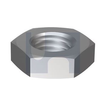 316 Stainless Finish Hex Thin Nut Hobson