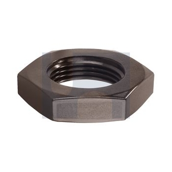 M10 Nylon Black UV Stable Finish Hex Thin Nut HEC Hobson NL66UCM10 Pack of 50