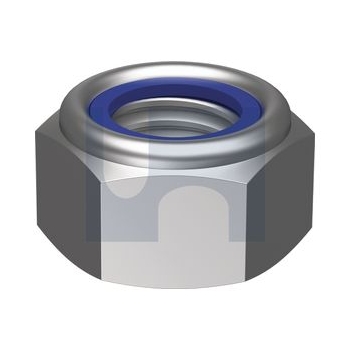 304 Stainless Finish Nyloc Hex Nut Imperial Hobson