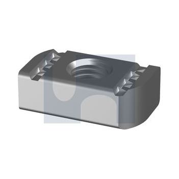M16 Zinc Plated (RoHS Compliant) Finish Strut Channel Nut No Spring Metric Hobson NSMSZNSCM16 Pack of 50