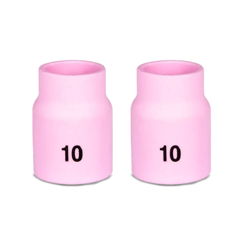 17/18/26 Series TIG Short Gas Lens Ceramic Cups Size 10 Unimig P54NB12SW