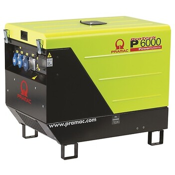 Diesel Generator 230v 50Hz Electric Start  Pramac P6000