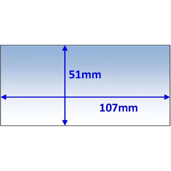 Inner Cover Lens 107 x 51mm Weldclass P7-CL10751-5 Pkt of 5