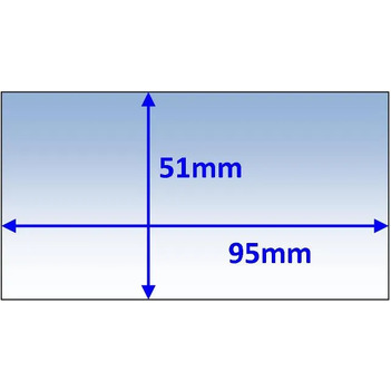 Inner Cover Lens 95 x 51mm Weldclass P7-CL9551-5 Pkt of 5