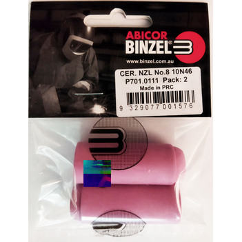10N46 Ceramic Nozzle No 8 Binzel P701.0111 Pkt : 2 main image