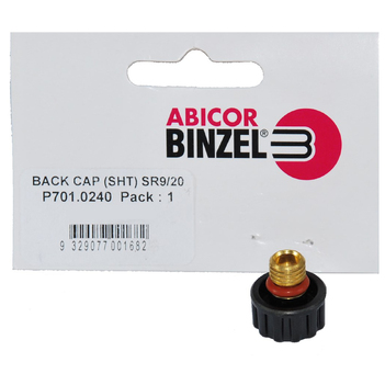 Tig torch back cap short 9v Binzel P701.0240