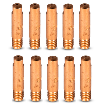 Contact Tips 1.2mm x M6 6mm Aluminium Binzel Style 14/15 Unimig PCTAL0008-12 Pack Of 10