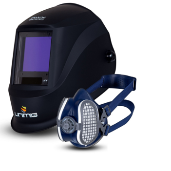 RWX6000 Helmet with P2 Respirator Unimig PK11029
