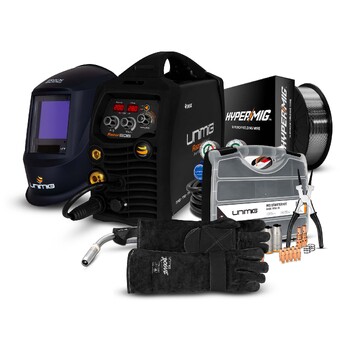 Razor 205 Smart Set Mig/Tig/Stick Welder Package Deal Unimig PK11059