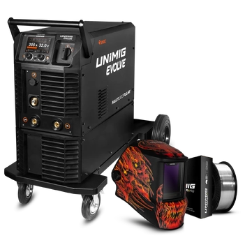 Evolve Multi 300 Pulse M350 Trolley Bundle Unimig PK11118