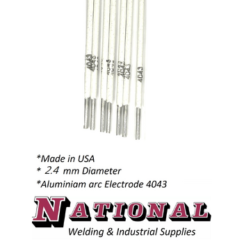 Aluminium 4043 Electrodes 3/32'' 2.4mm 7 Rods BD-6000 PRO600024