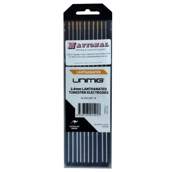 Lanthanated Tungsten Electrodes Unimig PTR0002-24 main image
