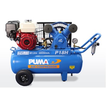 Air Compressor 60 Litres Honda Petrol Puma PU P18H