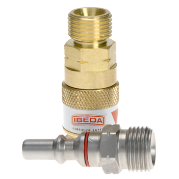 Quick Action Coupler EN561 Torch End 5/8 UNF M With 5/8 UNF M Pin