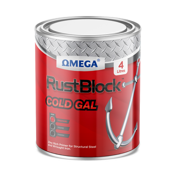 Cold galvanising primer Omega Rustblock 4 Litres