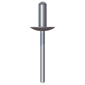 304 Stainless Finish Rivet Dome Head Large flange Open Hobson